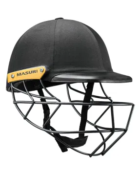 Masuri C Line Plus Stainless Steel Cricket Batting Helmet - Black - Senior