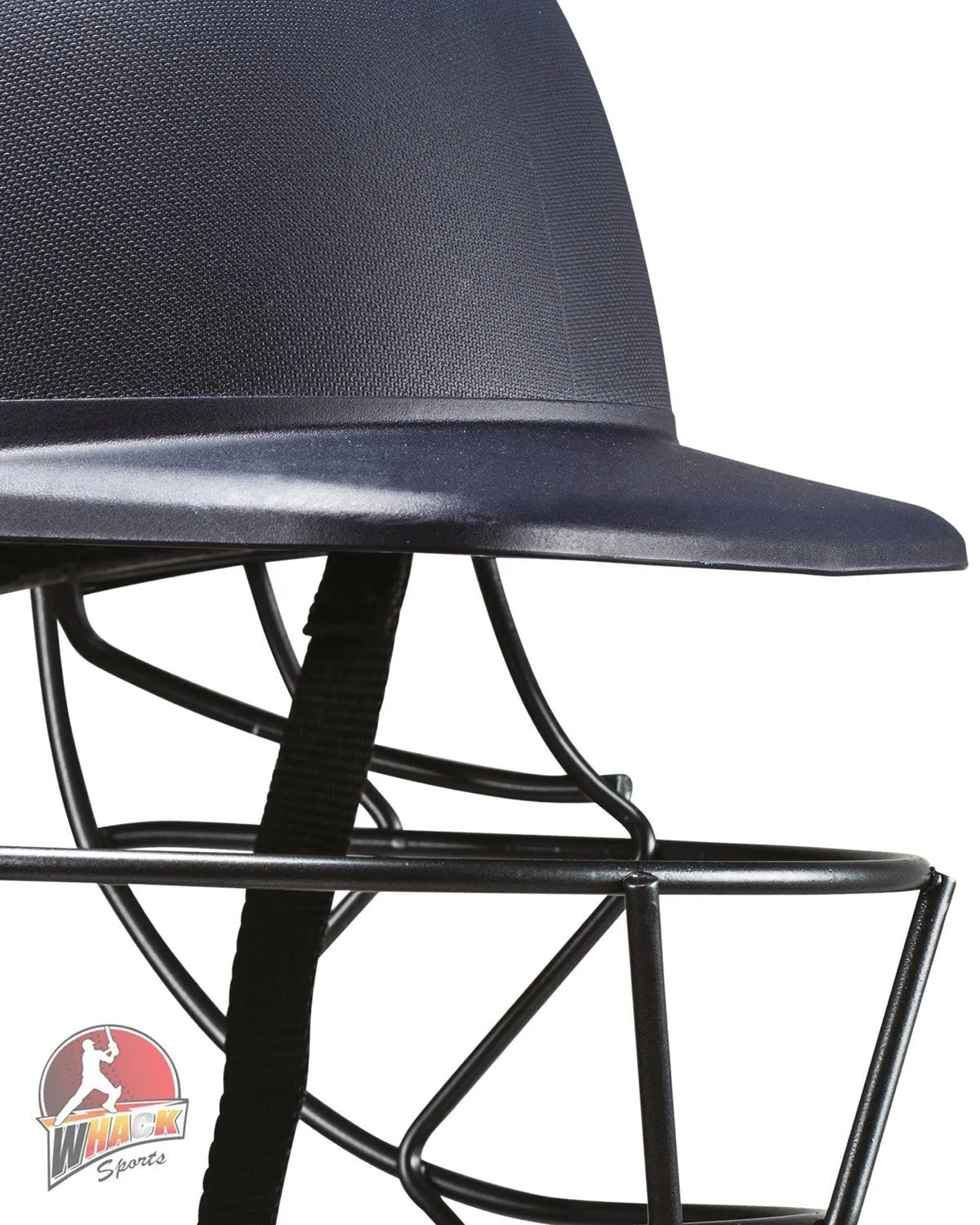 Masuri C Line Stainless Steel Cricket Batting Helmet - Black - Junior