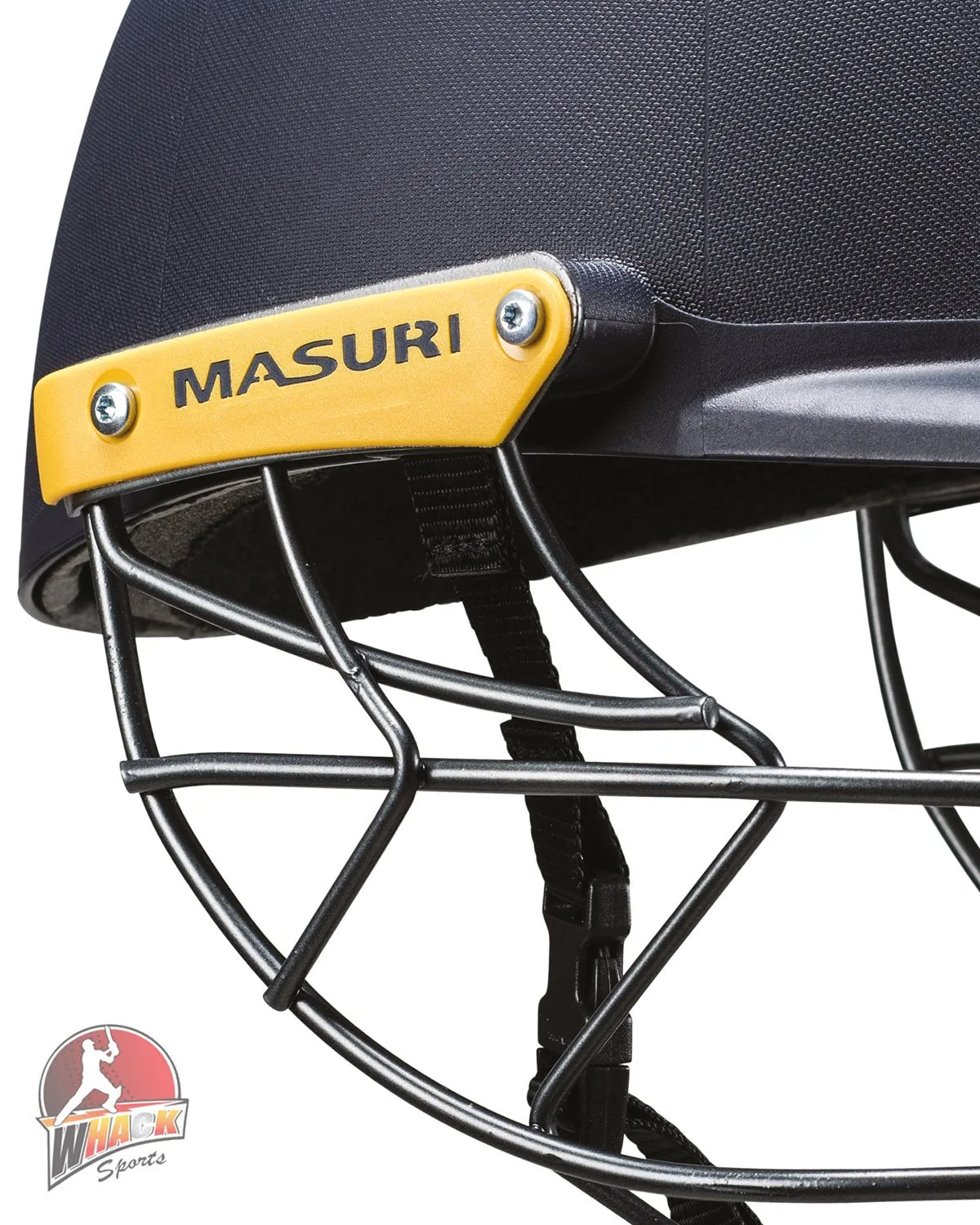 Masuri C Line Stainless Steel Cricket Batting Helmet - Navy - Junior/Boys