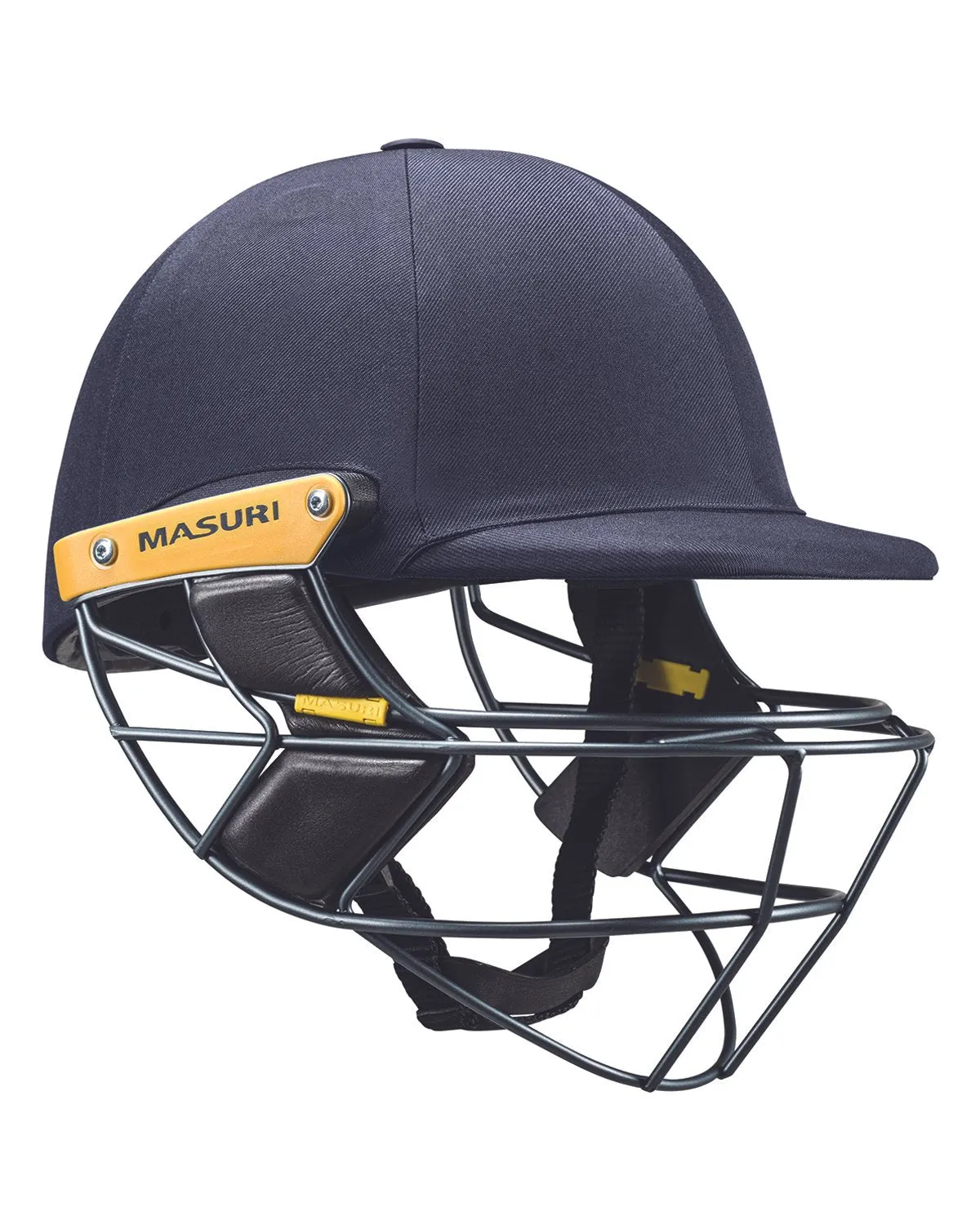 Masuri E Line Stainless Steel Cricket Batting Helmet - Navy - Senior