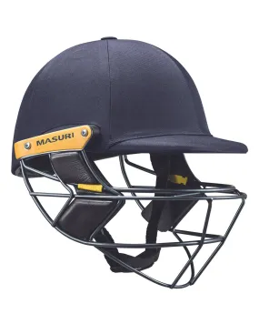 Masuri E Line Stainless Steel Cricket Batting Helmet - Navy - Senior