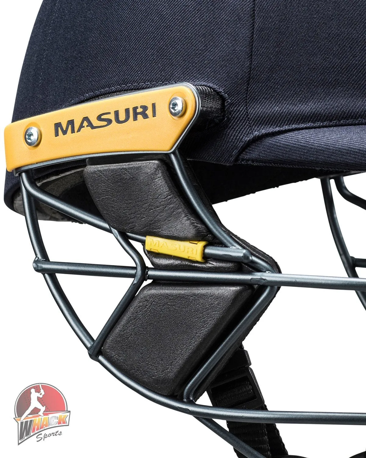 Masuri T Line Stainless Steel Cricket Batting Helmet - Red - Senior