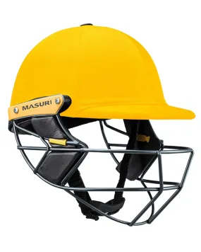 Masuri T Line Stainless Steel Cricket Batting Helmet - Yellow - Senior
