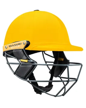 Masuri T Line Titanium Cricket Batting Helmet - Yellow - Senior