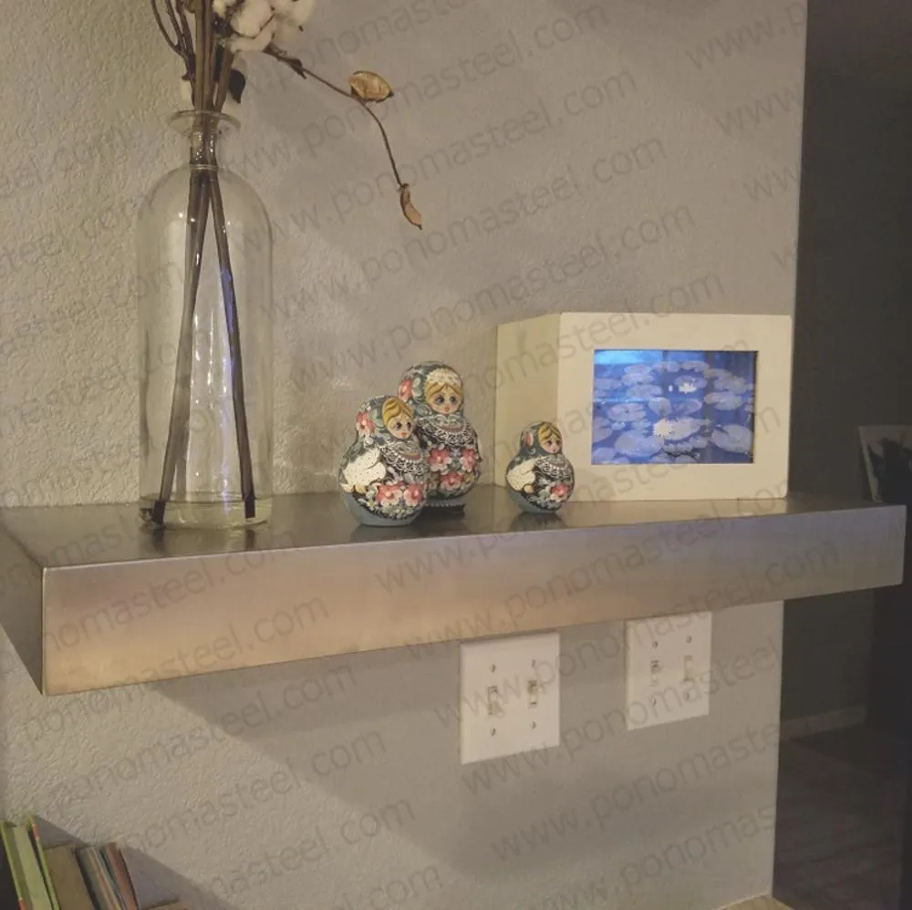 Metal shelves 37"- 42" (cm. 94-107) made-to-order Ponoma®