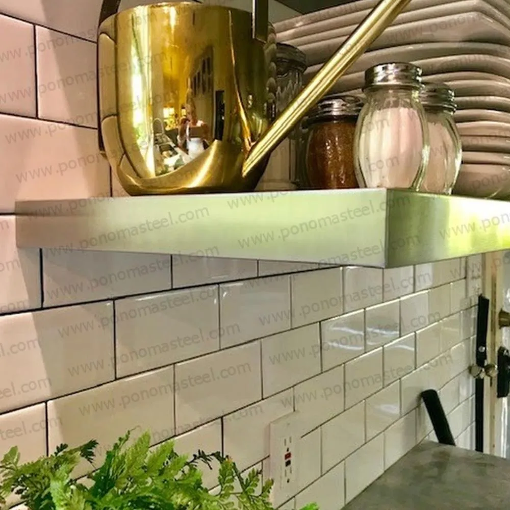 Metal shelves 37"- 42" (cm. 94-107) made-to-order Ponoma®