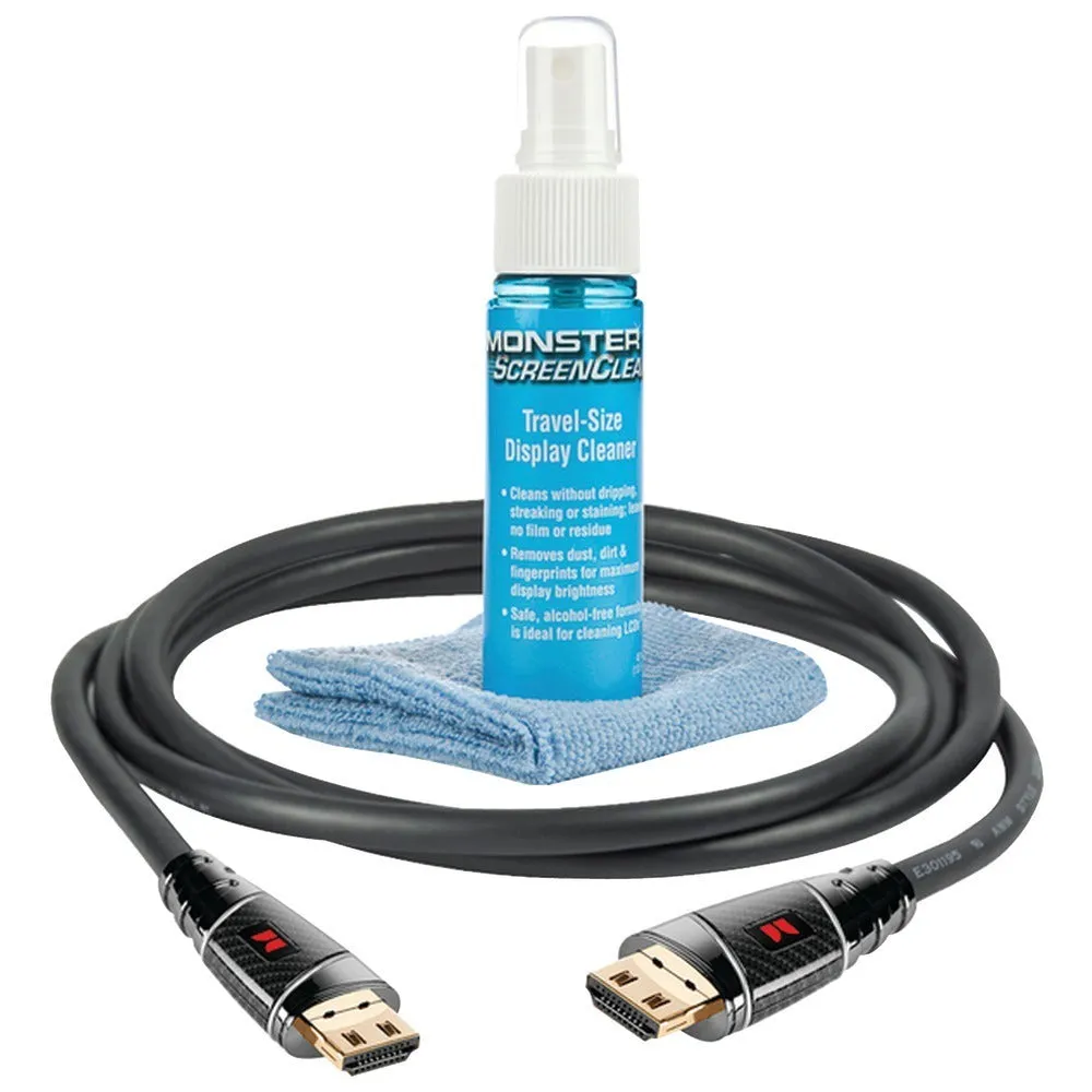 MONSTER MT643 30-65 Large Tilt Mount with HDMI(R) Cable & Screen Cleaner