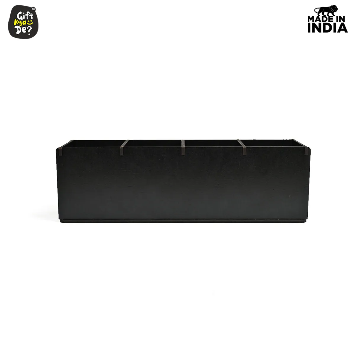 Motivational Desk Organizer | 4 Compartments | Desk Accessories