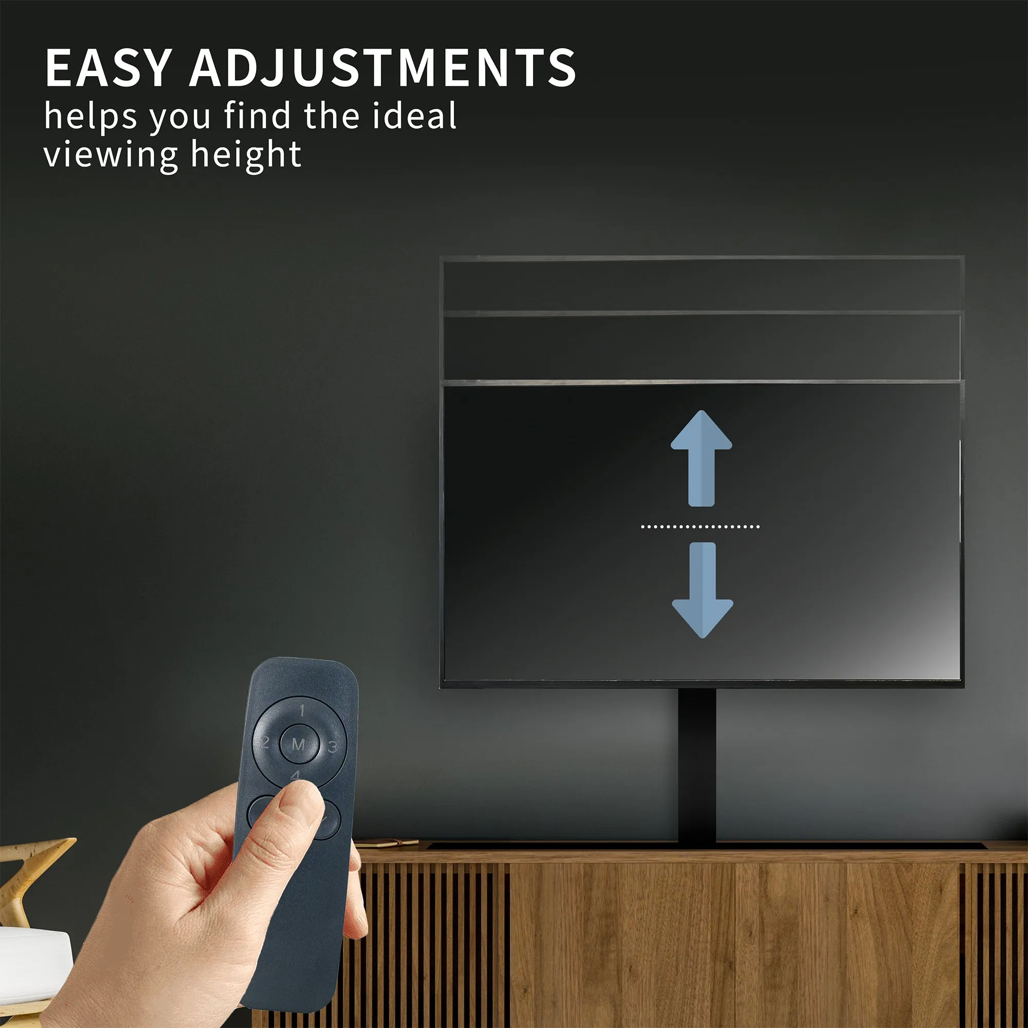 Motorized TV Stand for 32" to 65" TVs