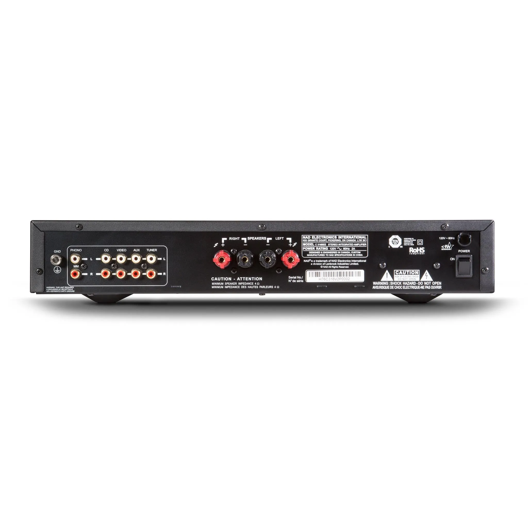 NAD C 316BEE  V2 Integrated Amplifier