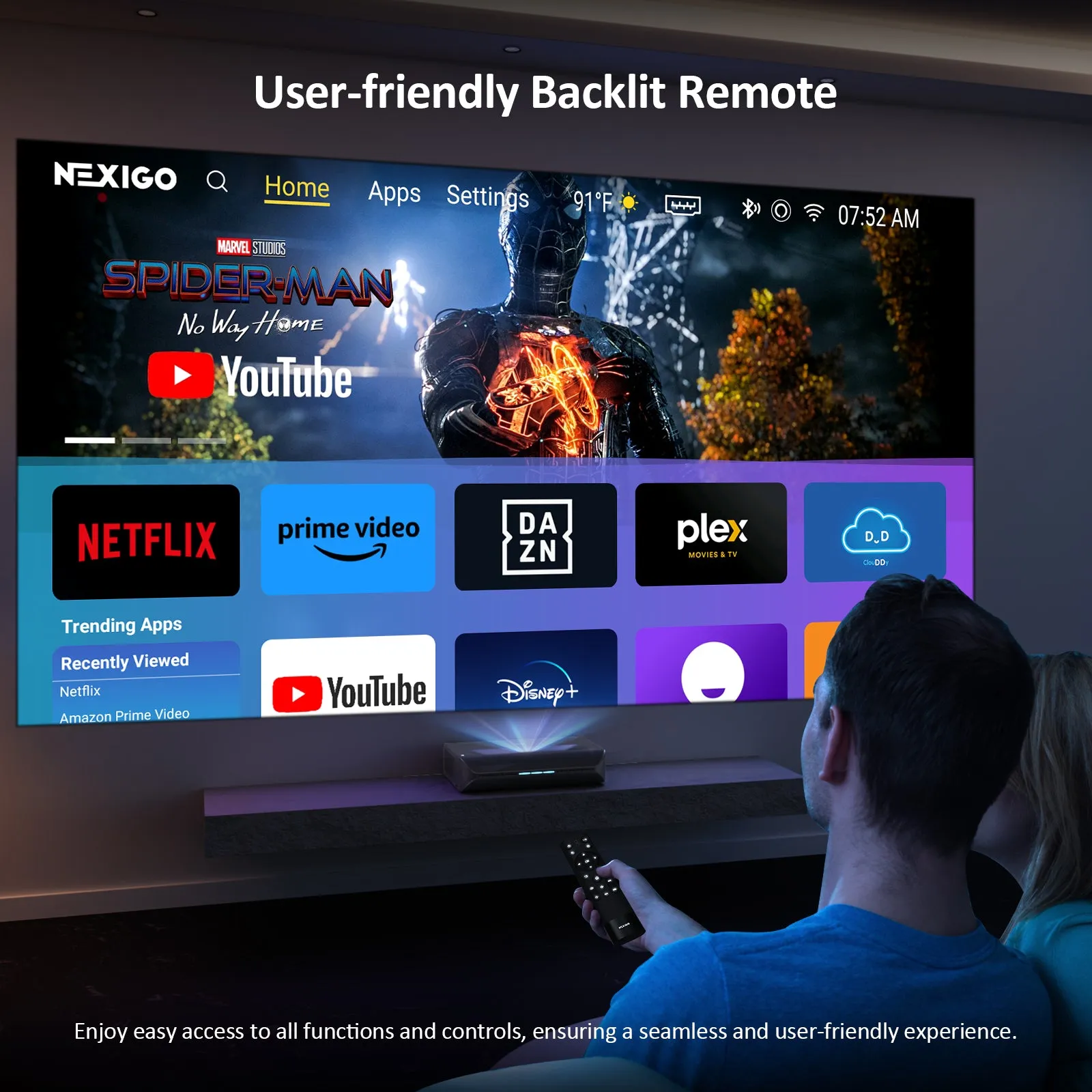 NexiGo Replacement Remote Control for Projectors