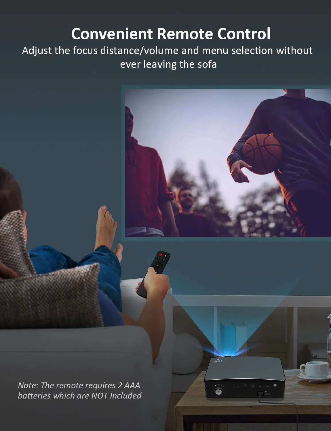 NexiGo Replacement Remote Control for Projectors