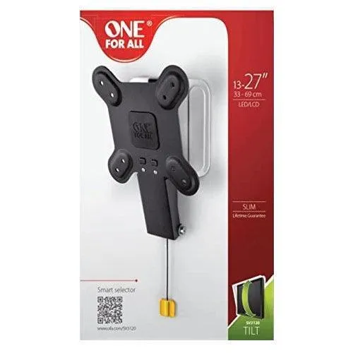 One For All Slim Wall Mount for 13" to 23" TV - Black | SV3120