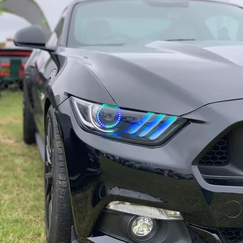 Oracle Headlight DRL   Halo Kit Ford Mustang V6 GT Shelby (15-17) Dynamic ColorSHIFT 1335-332