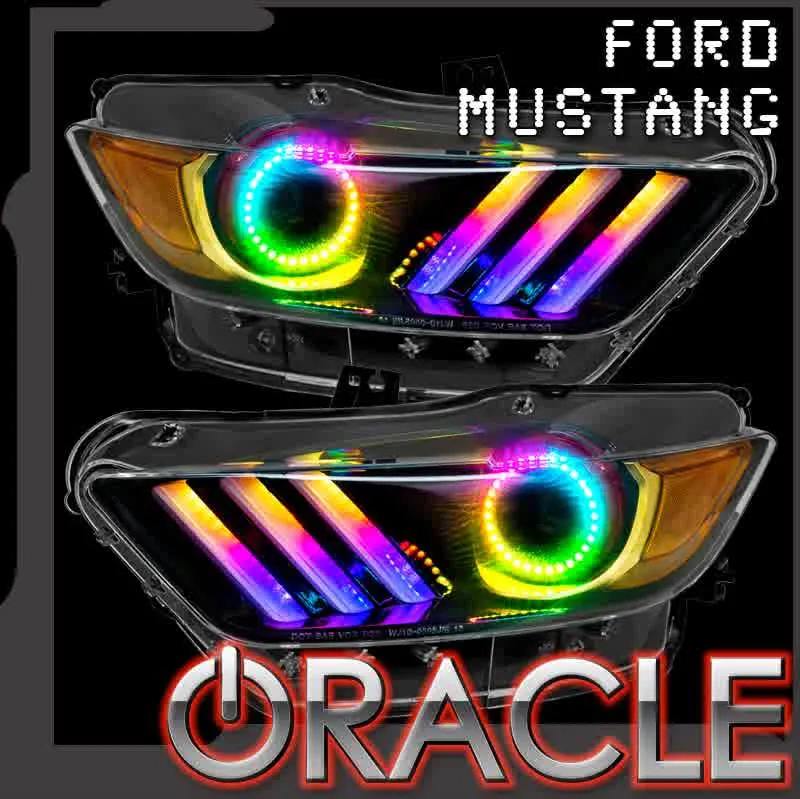 Oracle Headlight DRL   Halo Kit Ford Mustang V6 GT Shelby (15-17) Dynamic ColorSHIFT 1335-332