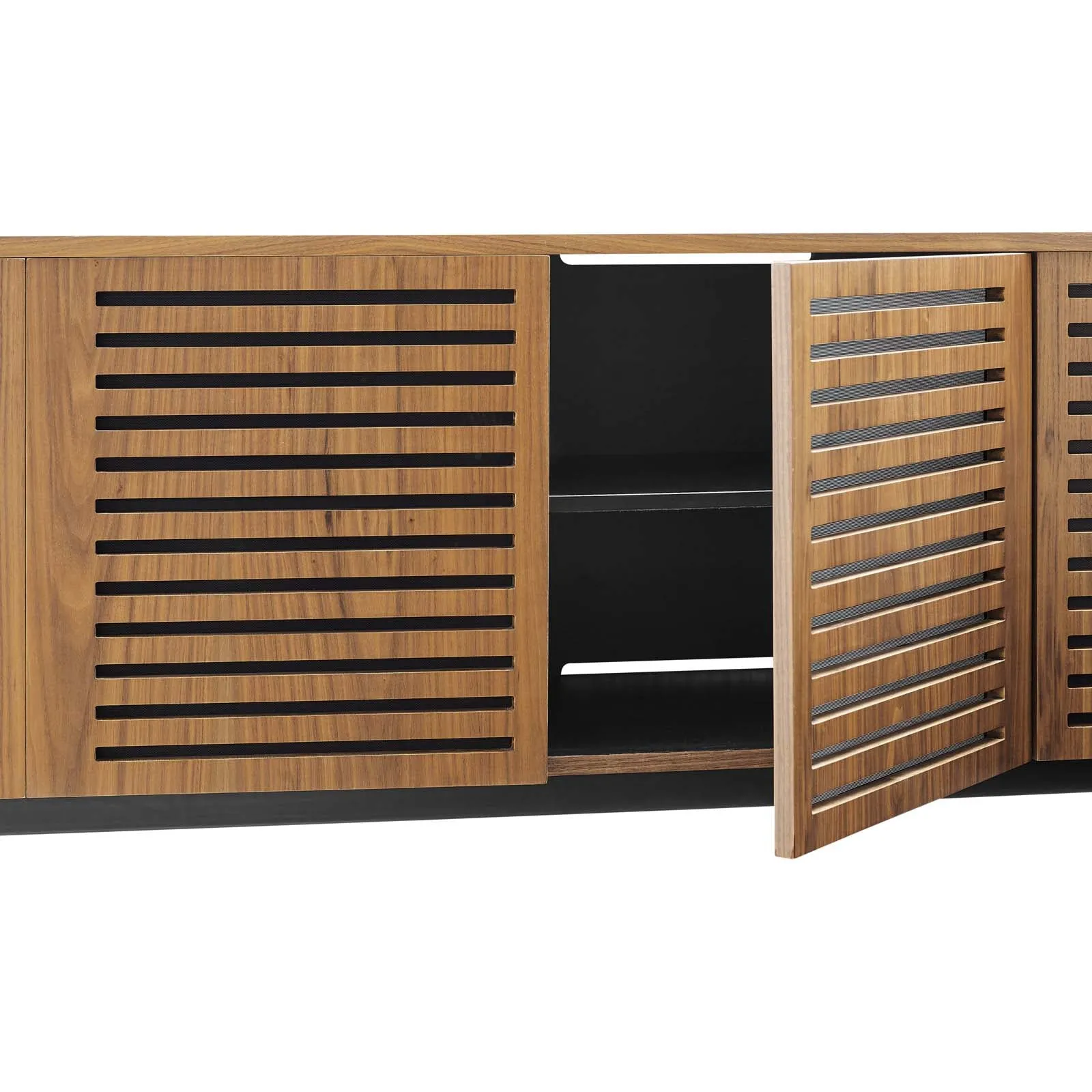 Parker 73" TV Stand Walnut EEI-4763-WAL