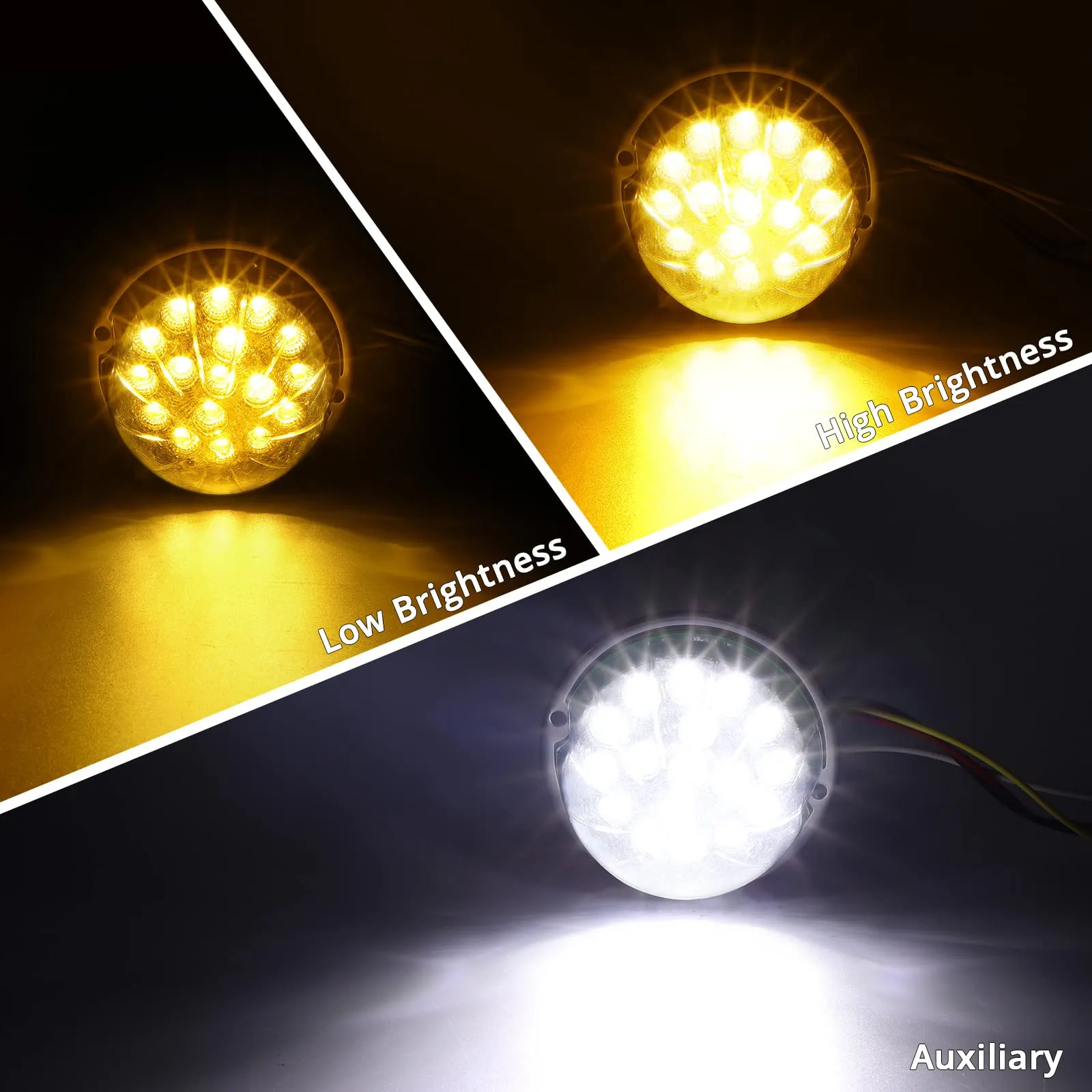 Partsam Led Watermelon Light for Semi Truck Freightliner Kenworth Peterbilt