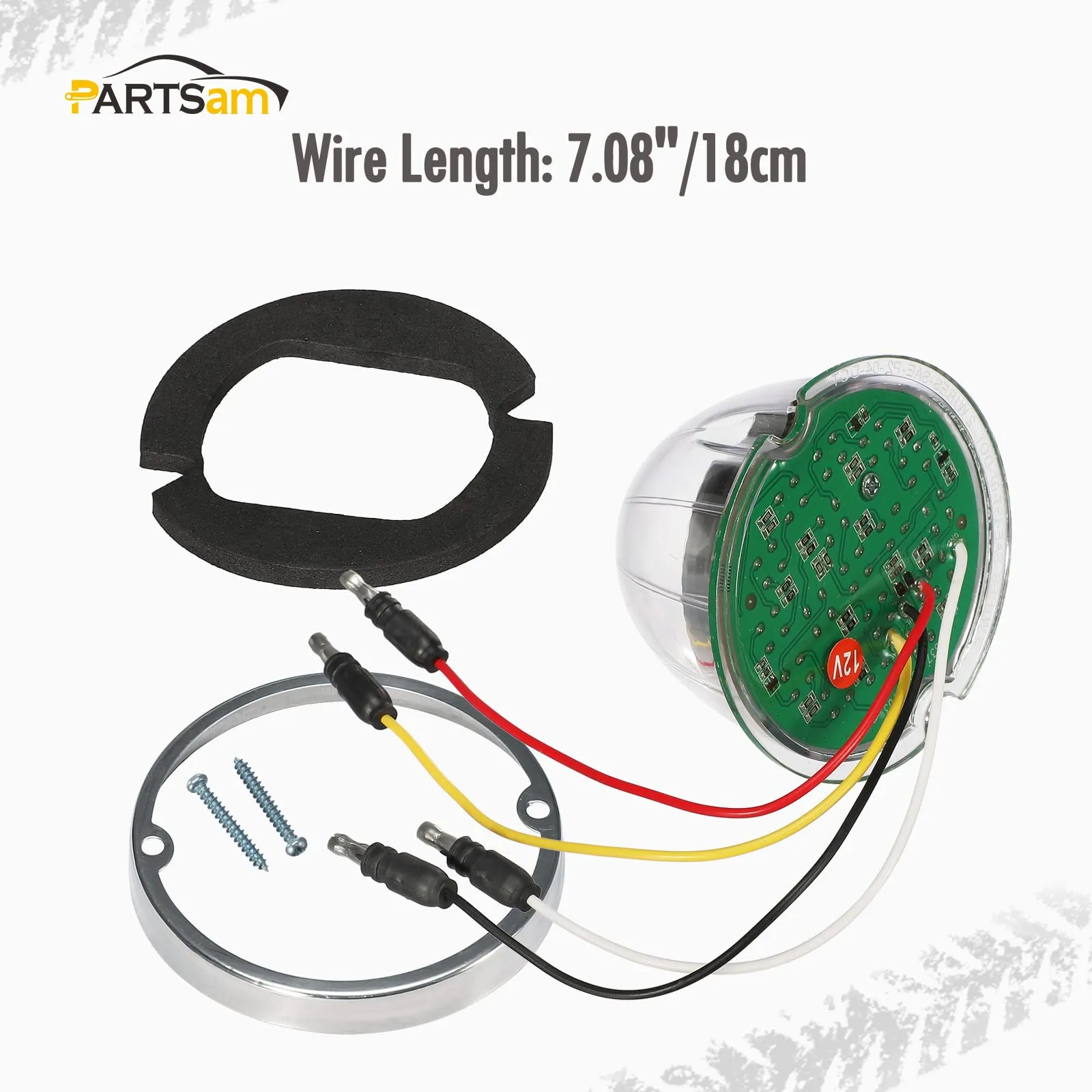 Partsam Led Watermelon Light for Semi Truck Freightliner Kenworth Peterbilt