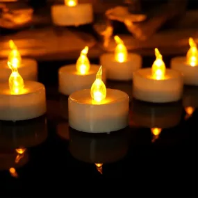 Party Propz Candle Led Lights for Decoration - 24 Pcs, Led Lights for Decor | Decorative Lights for Balcony | Tea Lights Candles Led | Mood Lights for Bedroom | Mood Led Lights for Living Room