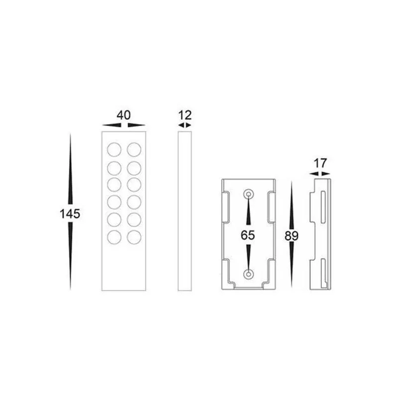 Remote Controller for EcoLamp Single Colour LED Strip Havit Lighting - HV9102-V5