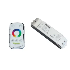 RGBW LED Controller / Amplifier with Hand Held Remote For LTR RGBW LED Strip Lights, 4 Channels