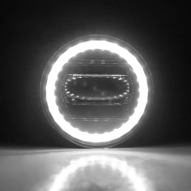Roxmad Fog Light Assembly with Halo Ring DRL/Turn Signals for 2005-2011 Toyota Tacoma