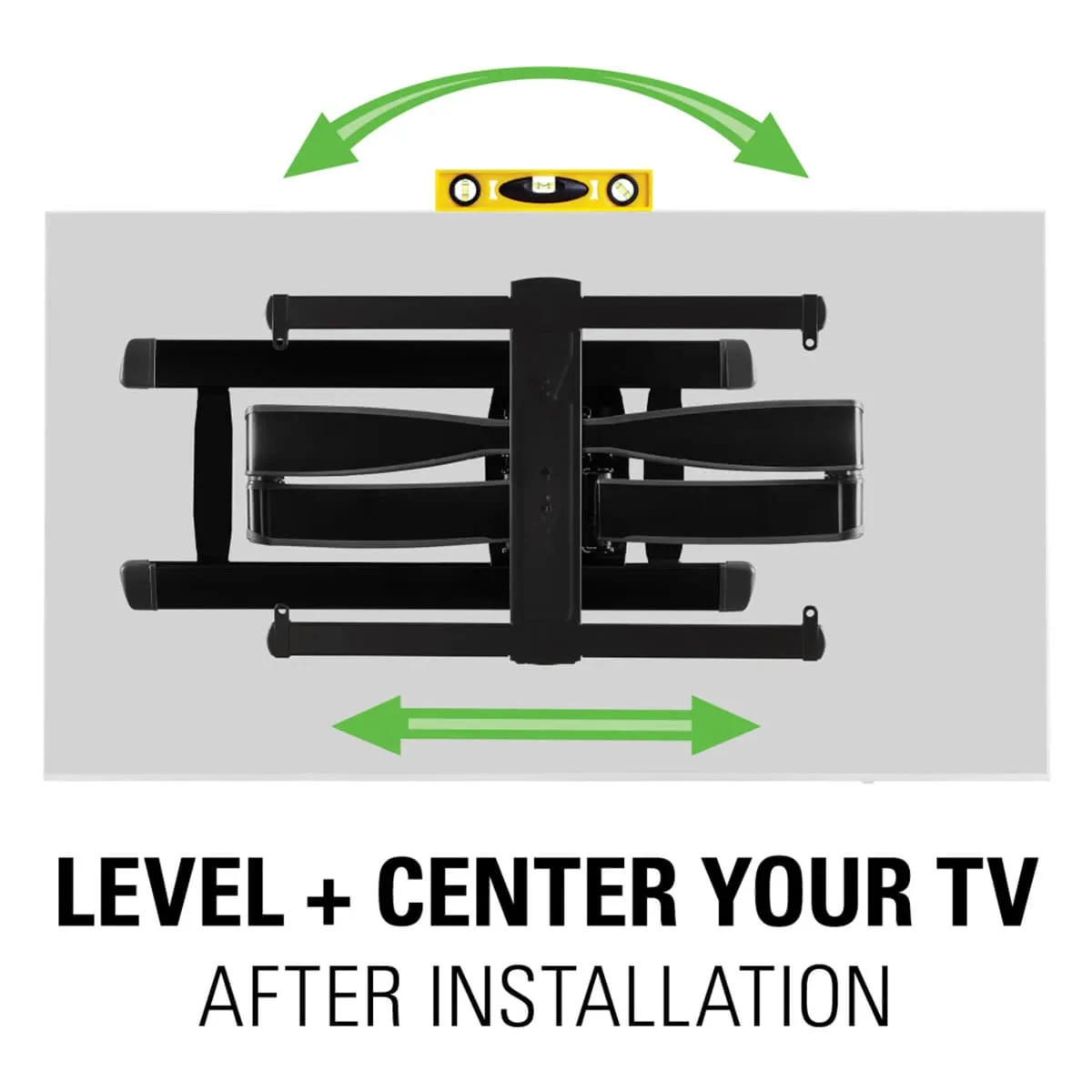 Sanus VLF728 Large Full Motion TV Mount for 42" - 90" TV (Black)
