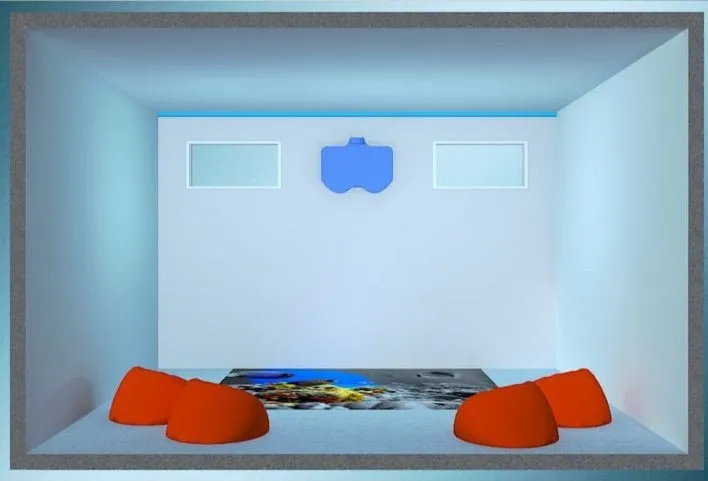 SENse Air- Interactive Floor Projection System