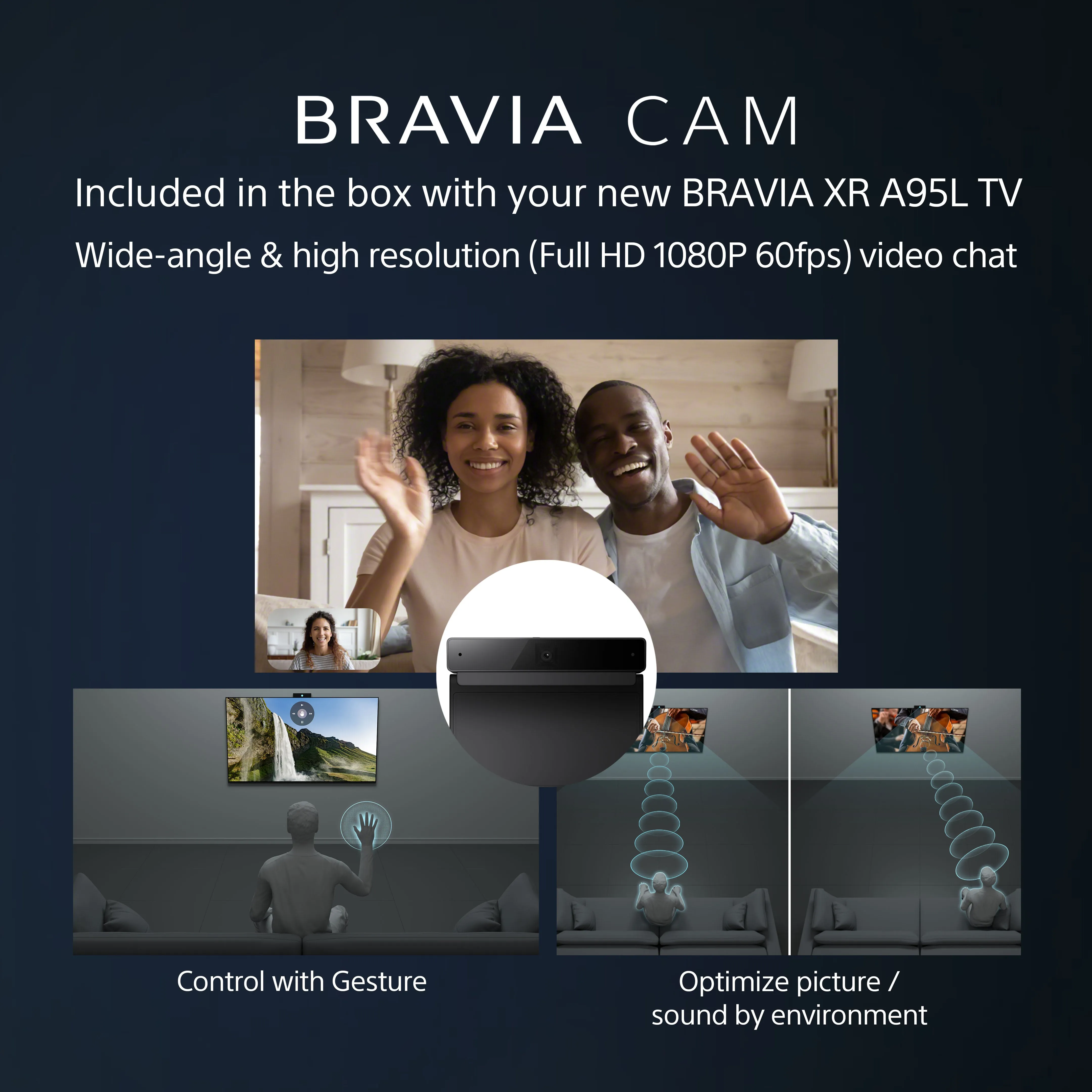 Sony XR55A95LU 55 Inch A95L 4K UHD HDR Google Smart Bravia TV