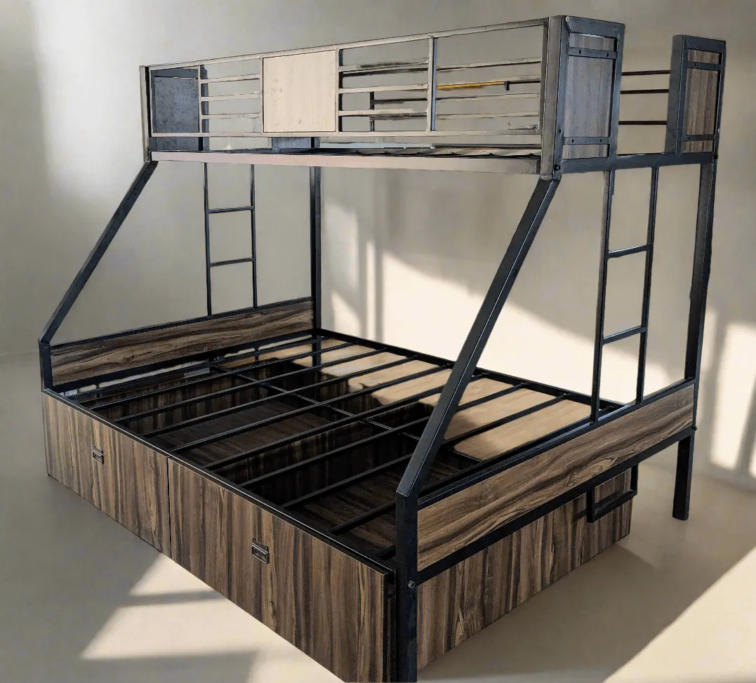 Sparkenzy HD Twin Bunk cot with under storage for Adults and Kids