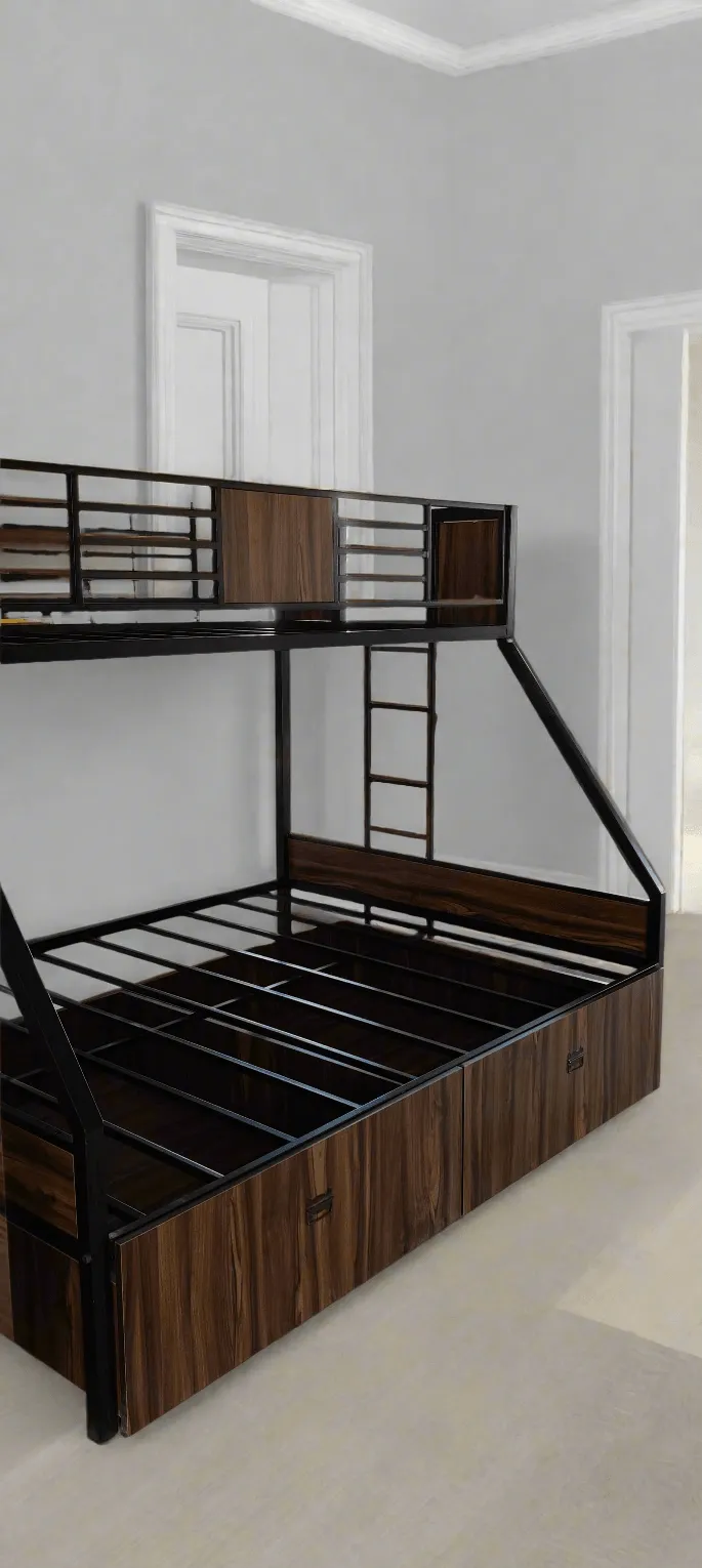 Sparkenzy HD Twin Bunk cot with under storage for Adults and Kids