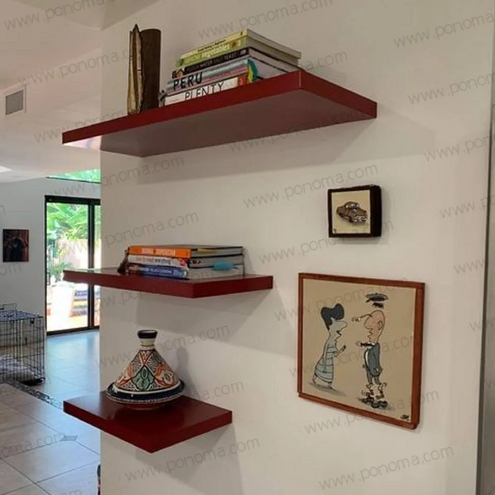Stainless steel floating shelves available from stock