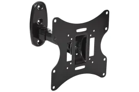 Swing Arm TV Wall Bracket 23" 24" 28" 32" 37" 40" 42" 43" Tilt 20° VESA Max 200x200 Black