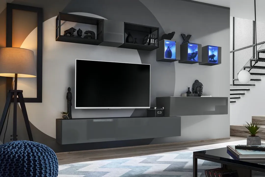 Switch Metal III Entertainment Unit For TVs Up To 60"