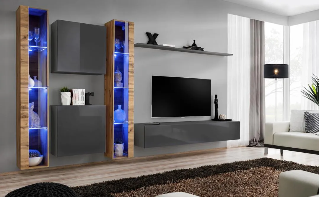 Switch XVI Entertainment Unit For TVs Up To 75"