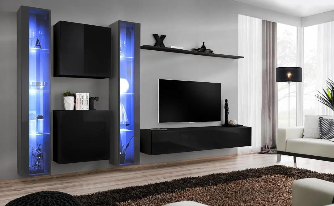 Switch XVI Entertainment Unit For TVs Up To 75"