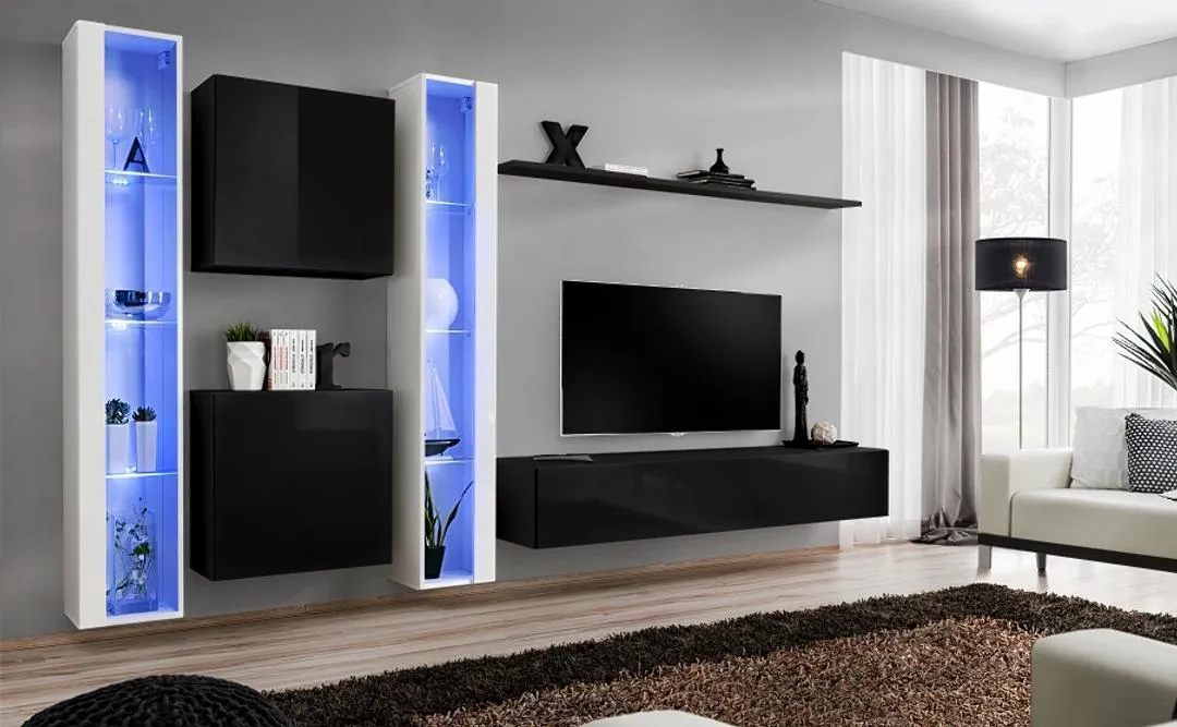 Switch XVI Entertainment Unit For TVs Up To 75"