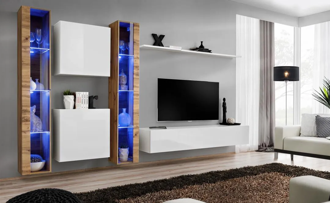 Switch XVI Entertainment Unit For TVs Up To 75"