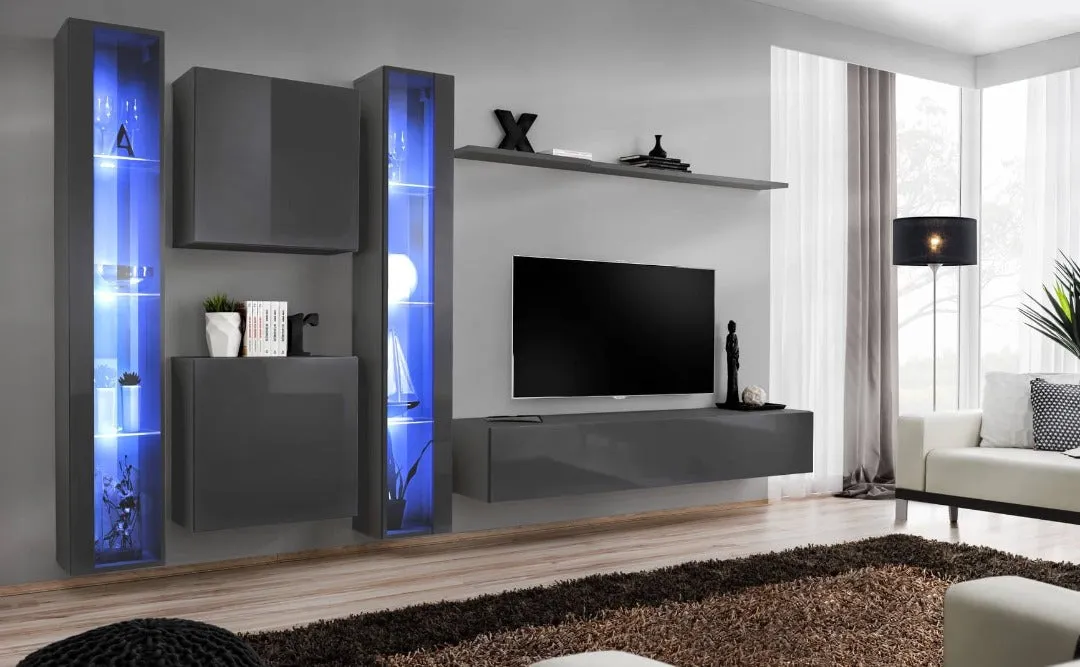 Switch XVI Entertainment Unit For TVs Up To 75"