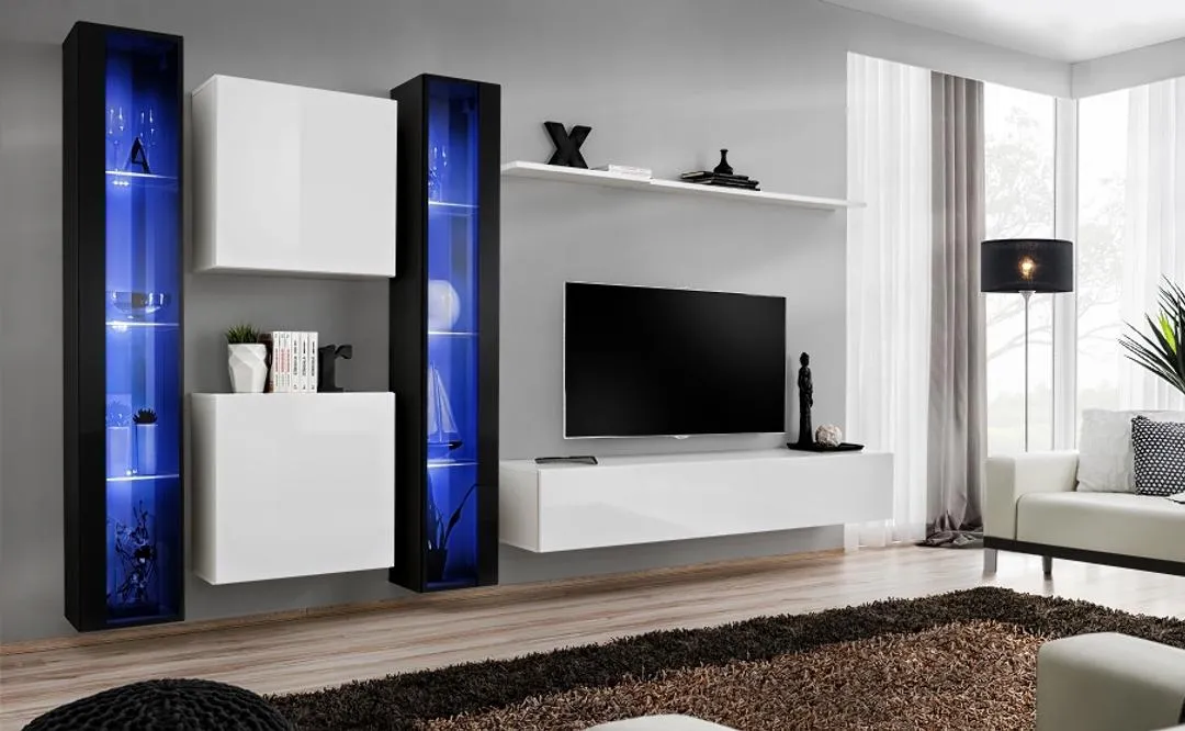 Switch XVI Entertainment Unit For TVs Up To 75"