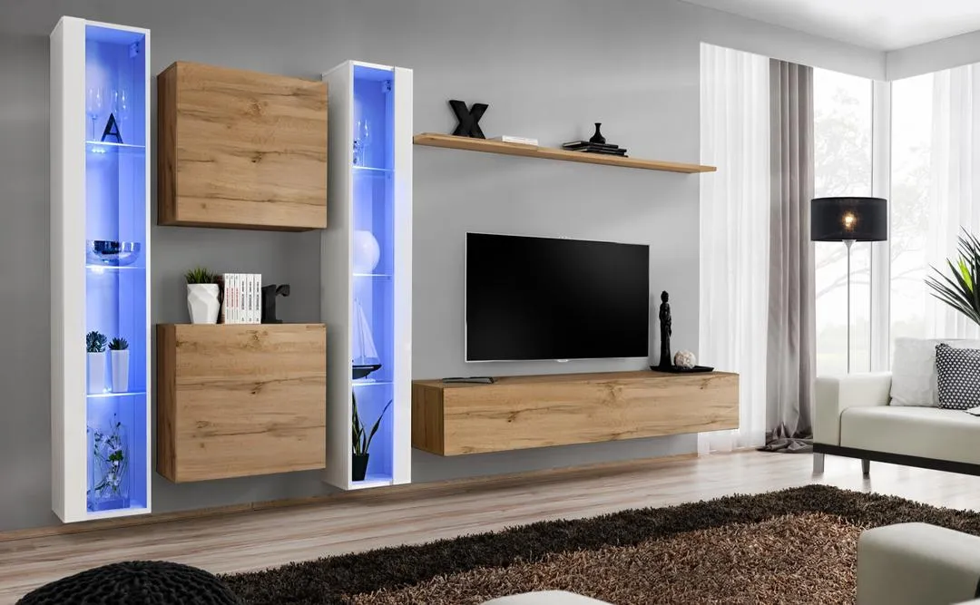 Switch XVI Entertainment Unit For TVs Up To 75"