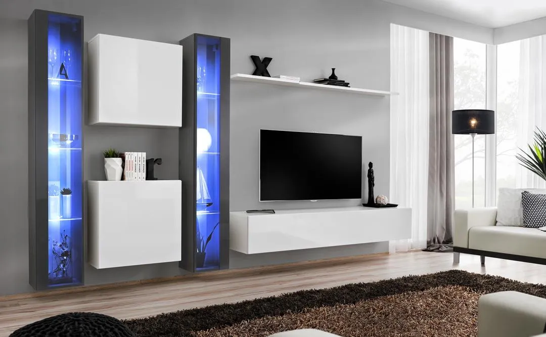 Switch XVI Entertainment Unit For TVs Up To 75"