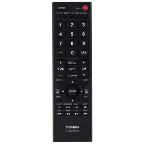 Toshiba Remote Control (CT-RC1US-16) for Select Toshiba TVs - Black