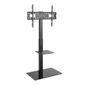 TV Floor Stand With Single Shelf - SH 18FS (Fits Most 37" ~ 70" Screen, Weight Capacity 40kg)