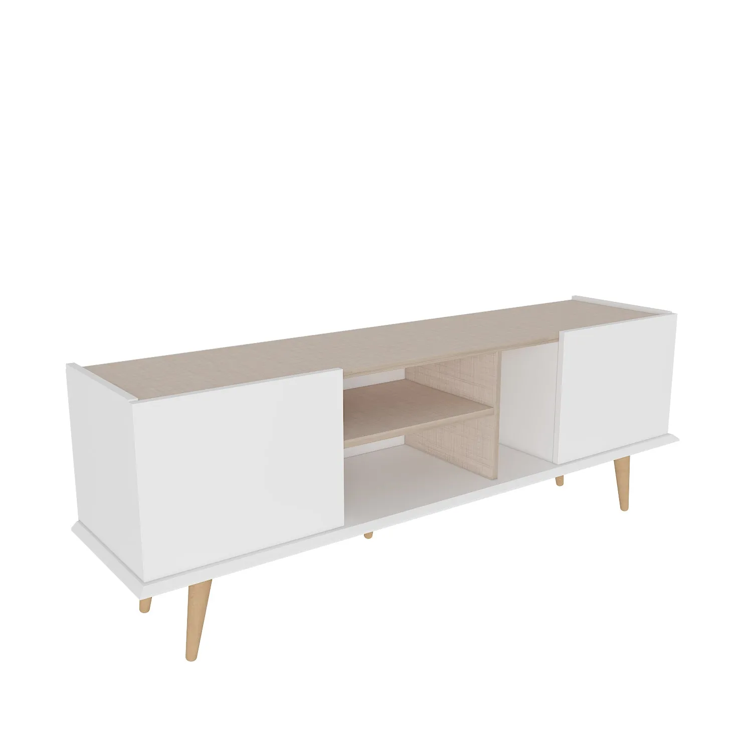 Tv Stand  Ekvador White&Beige-EKV63TS02