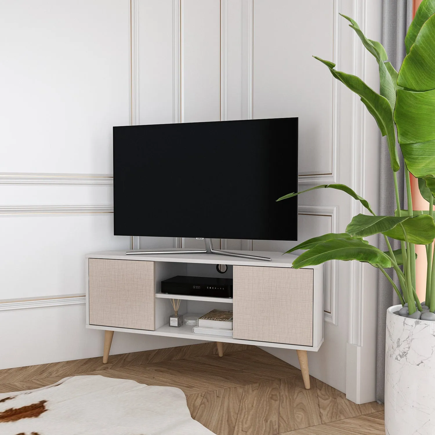 Tv Stand Lesson Silva&Cottonbeige-LSS47TS05