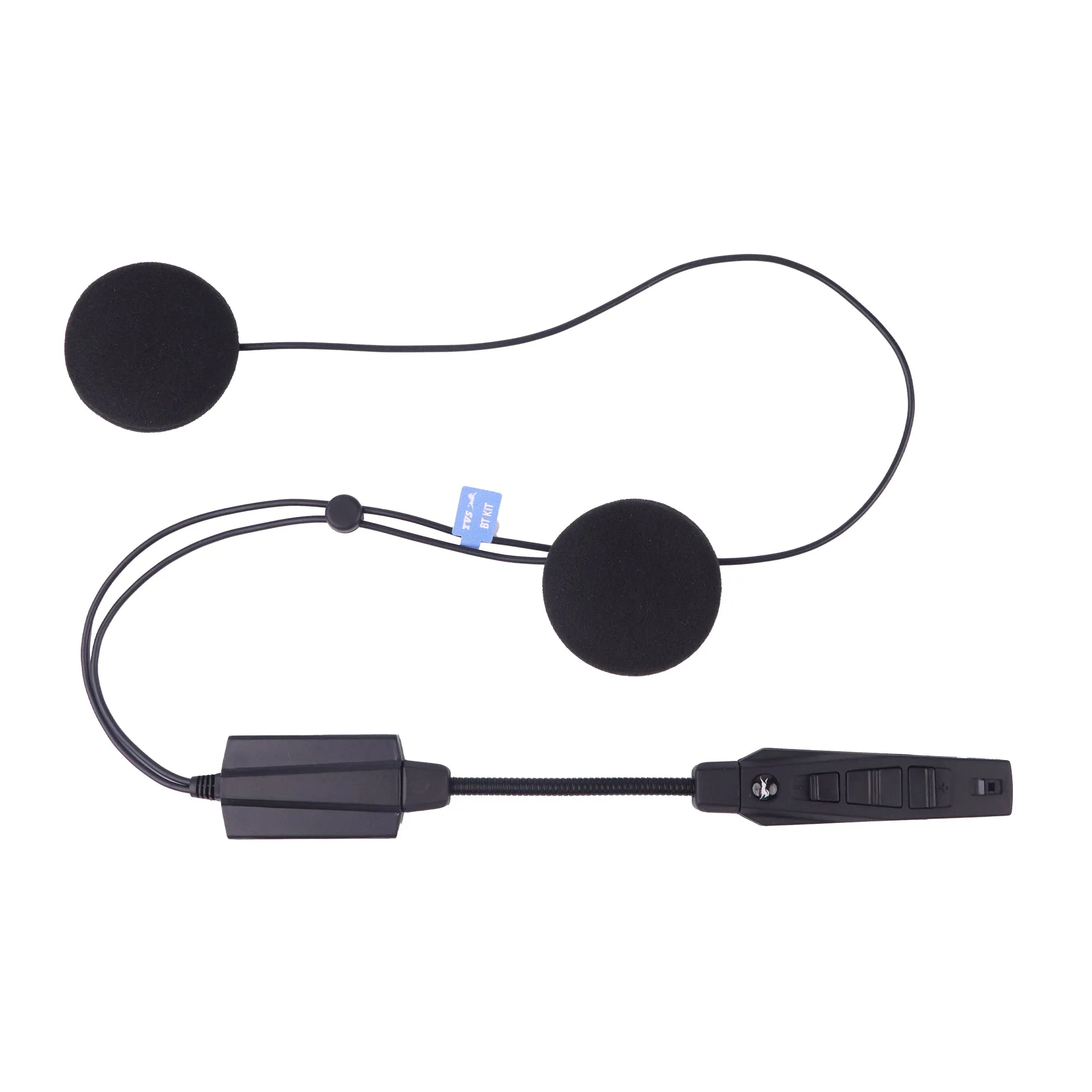 TVS Bluetooth Headset for all motorcycle helmets | HD Voice Quality & 300 mAh Battery