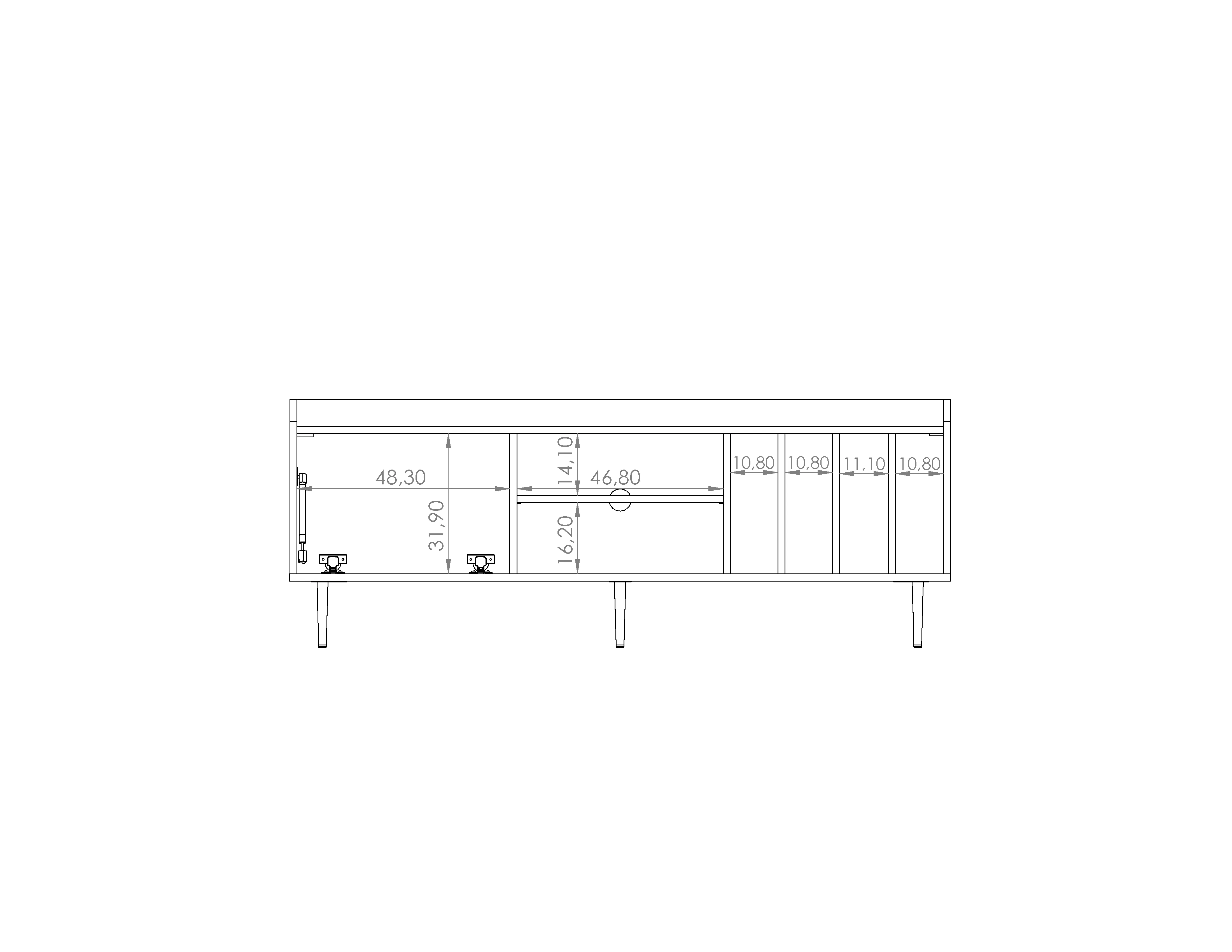 Vasina 08 TV Cabinet 150cm