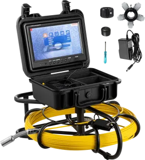 Vevor Sewer Camera 150' Cable Waterproof 9" Color HD LCD Display with DVR and 8GB SD Card New