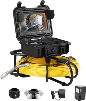 Vevor Sewer Camera 300' Cable Waterproof 9" 720p LCD Display with DVR and 16GB SD Card New